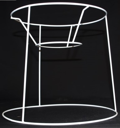 Lampeskærm stativ cylinder 21,5x22x25 (25 cm) BR
